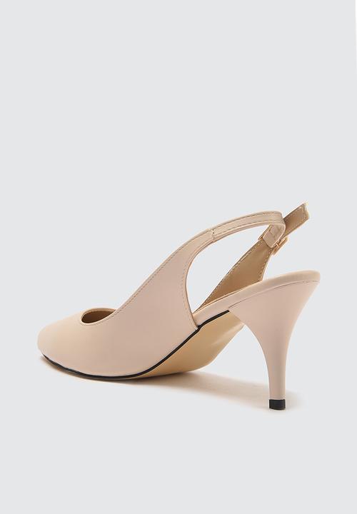 Trendyol - Vamp toe slingback stiletto heel - neutral