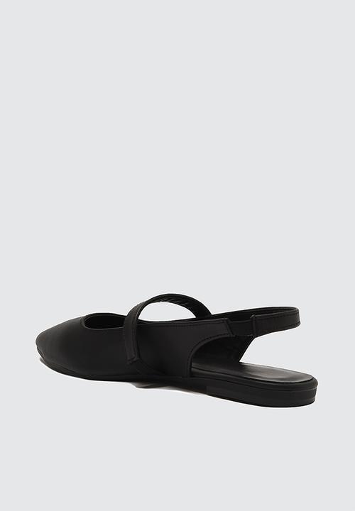 Trendyol - Pointed slingback ballet - black