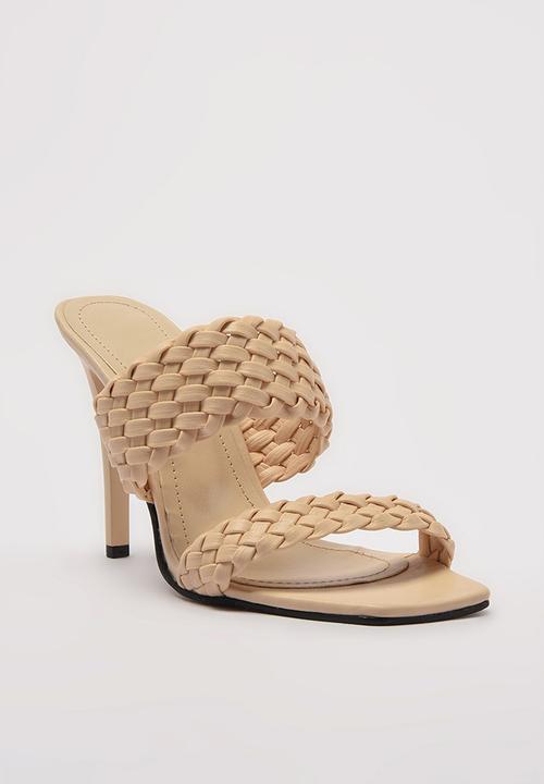 Trendyol - Braided stiletto heel mule - beige