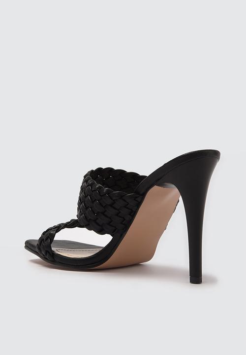 Trendyol - Braided stiletto heel mule - black