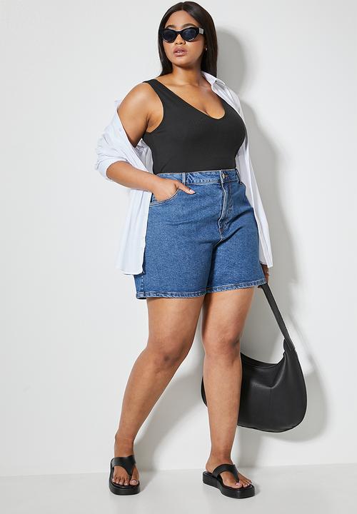 Superbalist - 2 pack v-neck bodysuit - black & white
