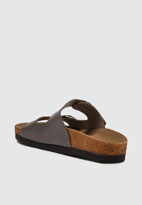 Trendyol - Double buckle slide - platinum