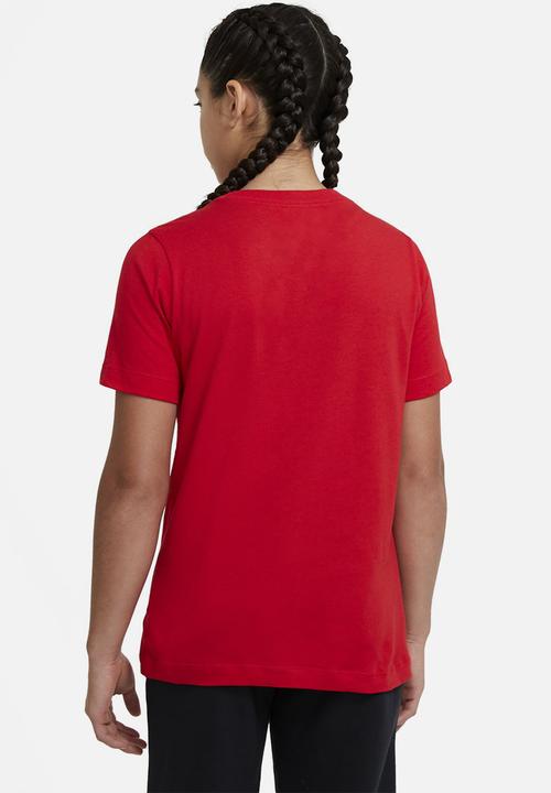 Nike - U nsw tee nike swoosh - university red/white