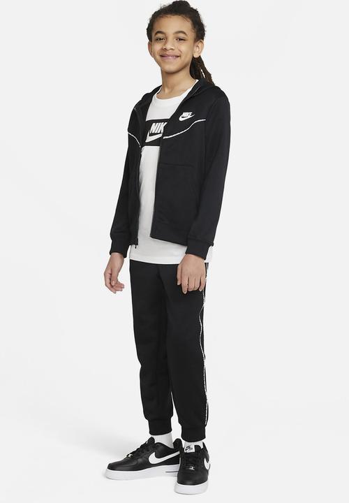 Nike - B nsw repeat pk jogger - black/white
