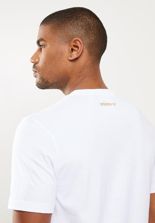 adidas Originals - Deco trefoil te - white