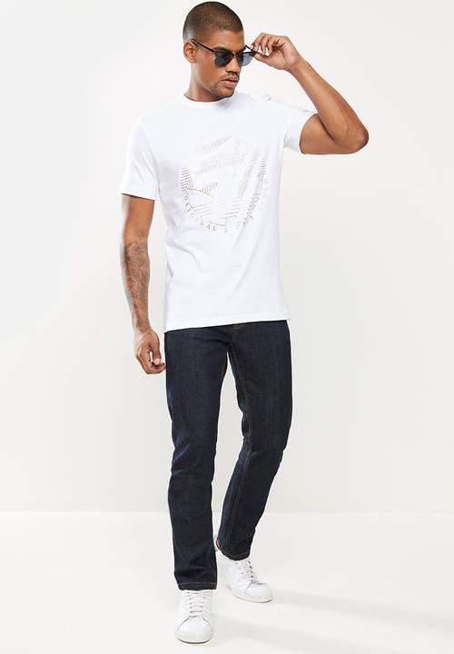 adidas Originals - Deco trefoil te - white
