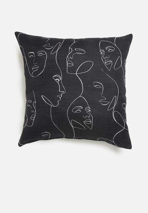 Hertex Haus - Pensive cushion cover - abba midnight 