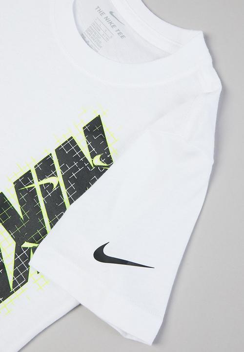 Nike - Nkb elecric grid nike tee - white