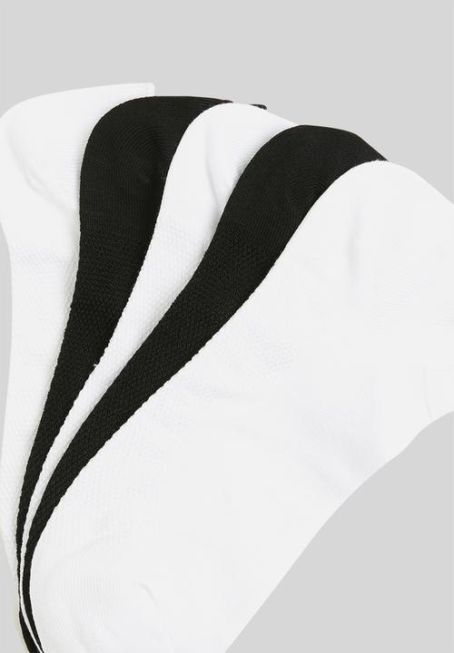 Superbalist - Plain 5-pack ankle socks - white x2/black x3