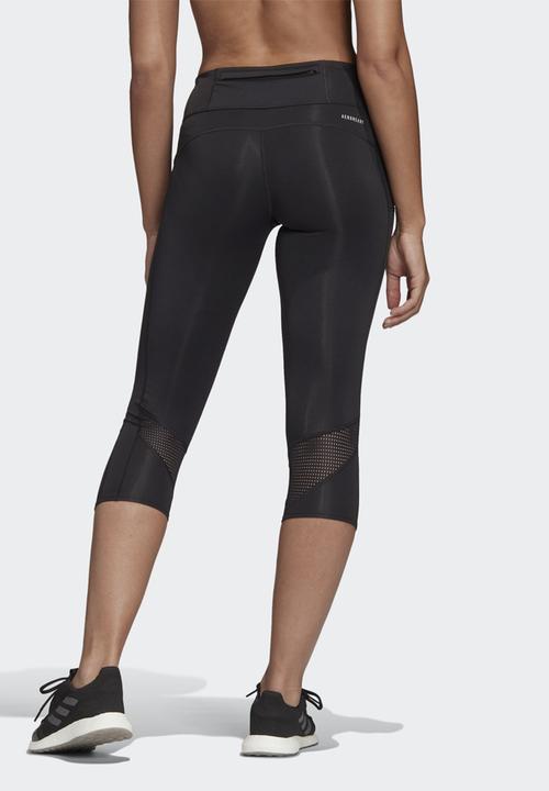 adidas Performance - Own the run 3/4 tights - black