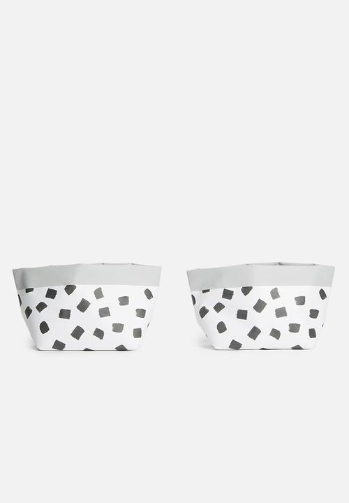 Inspired Vision Studios - Pitch canvas Storage set of 2 - dots