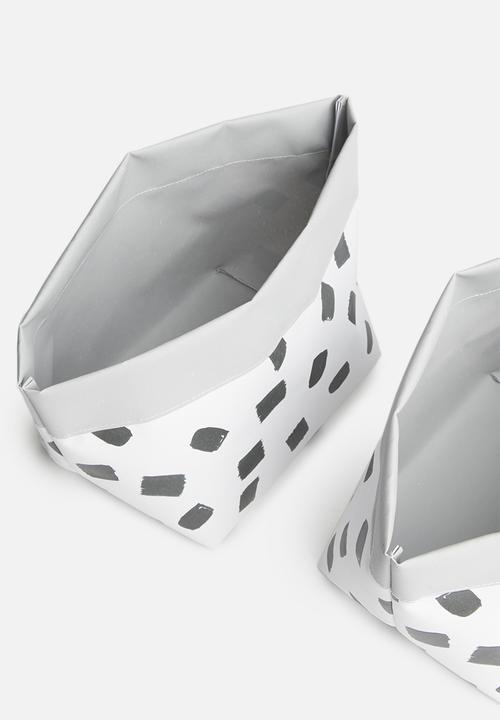 Inspired Vision Studios - Pitch canvas Storage set of 2 - dots