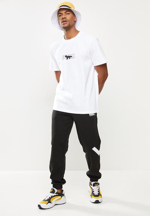 PUMA - Puma x maison kitsune oversized tee - white