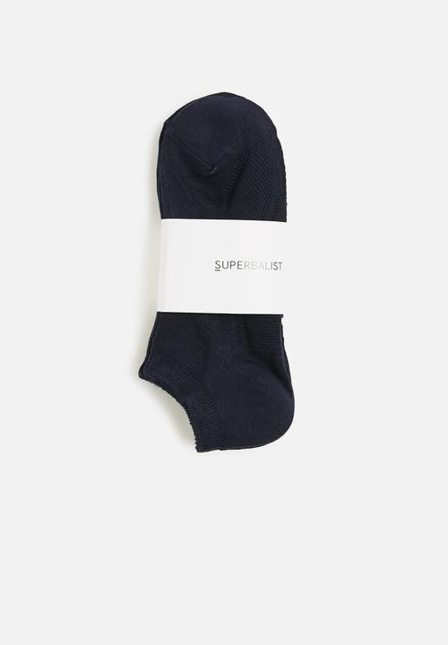 Superbalist - Plain 3-pack ankle socks - navy x3