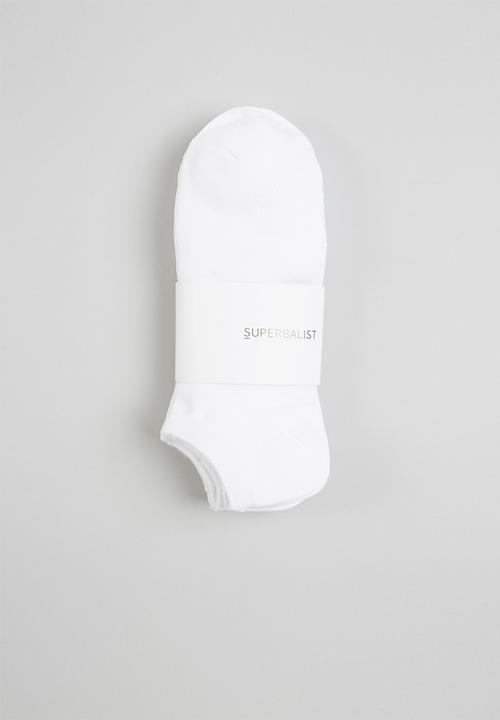 Superbalist - Plain 5-pack ankle socks - white x5