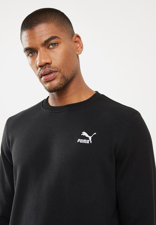 PUMA - Classics embro crew tr - black