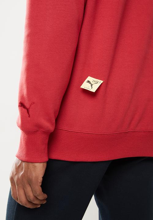 PUMA - Puma x michael lau graphic sweatshirt - red