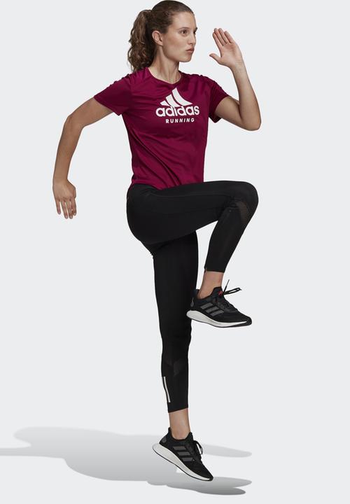 adidas Performance - Boss gfx tee - power berry