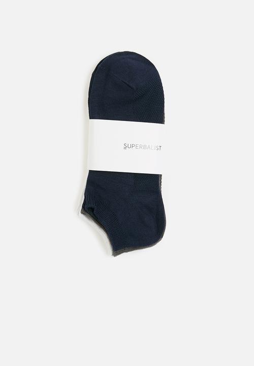 Superbalist - Plain 3-pack ankle socks - multi