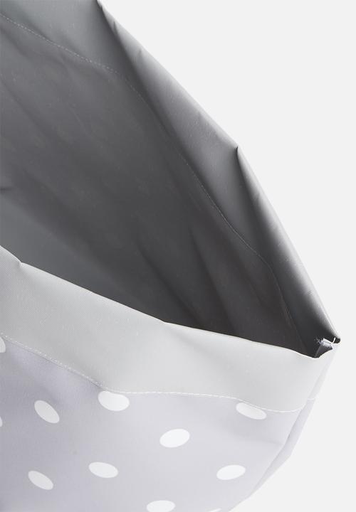 Inspired Vision Studios - Mist canvas Storage basket- grey
