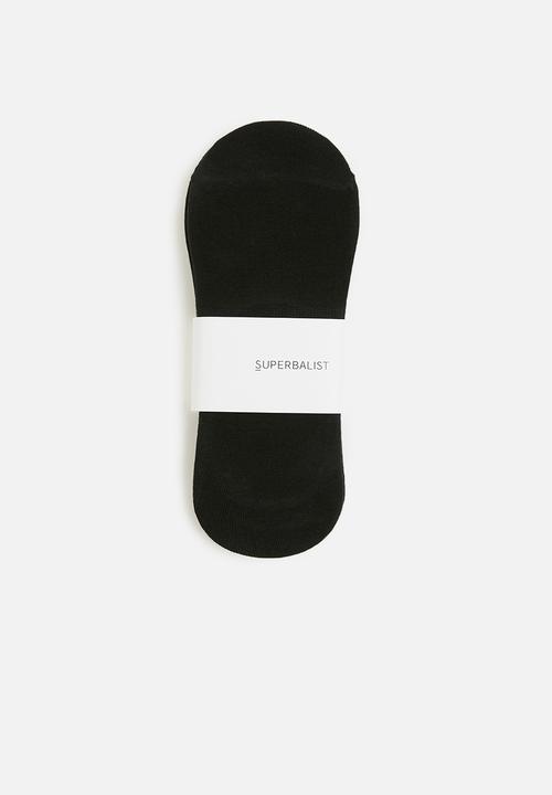 Superbalist - Plain secret socks 3 pack - black x3