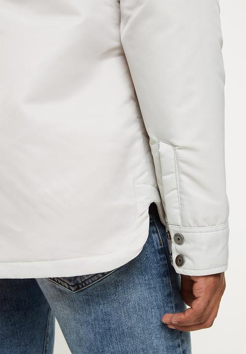 G-STAR - 10 degrees padded overshirt - oyster blue