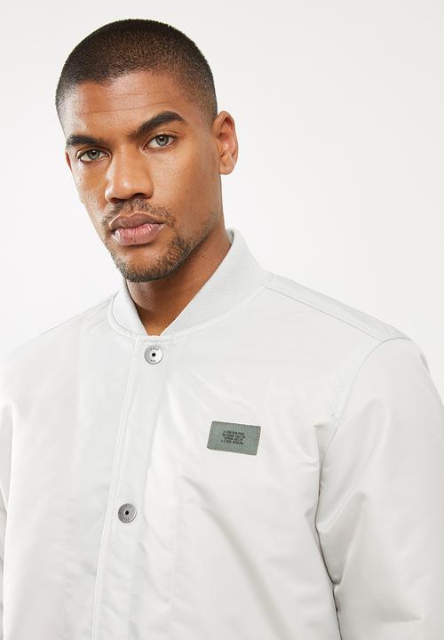 G-STAR - 10 degrees padded overshirt - oyster blue