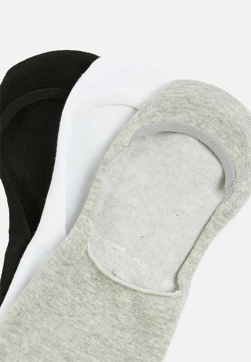 Superbalist - Plain secret socks 3 pack - multi