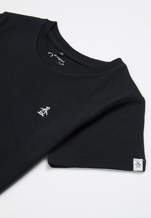 Original Penguin - Embroidered short sleeve tee - black