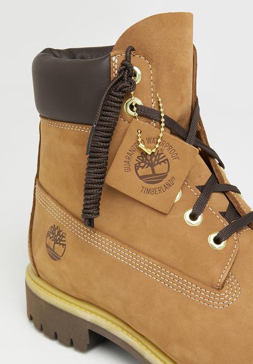 Timberland - Timberland premium 6" waterproof boot - rust nubuck with medium brown
