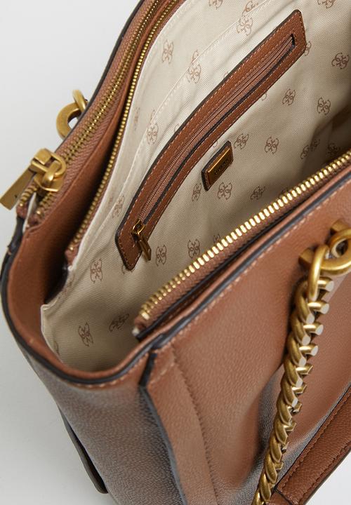 GUESS - Destiny society tote - cognac