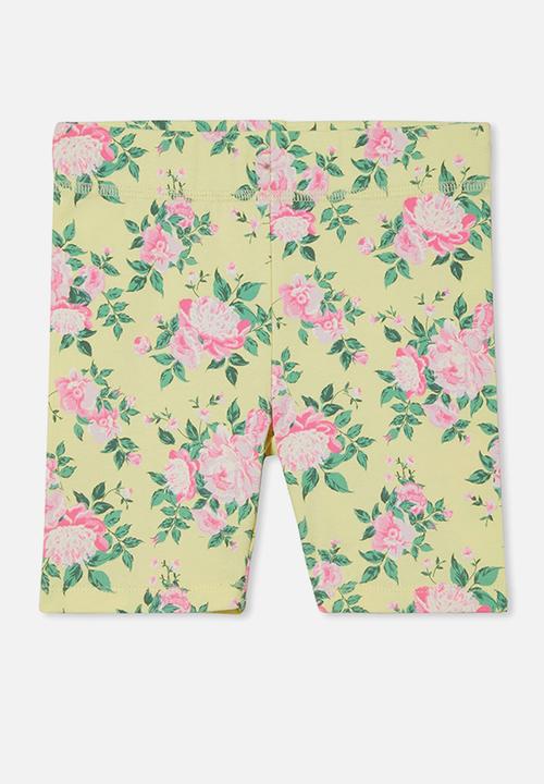 Cotton On - Hailey bike short - daisy chain/whitby rose floral