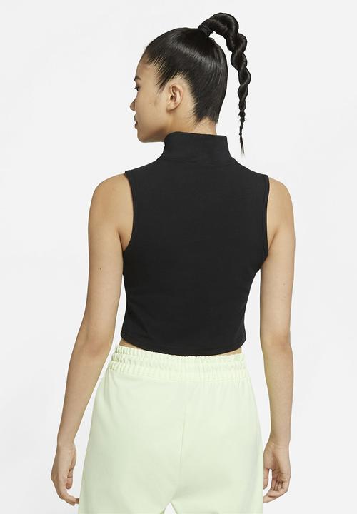 Nike - Nsw essntl mock sl top - black