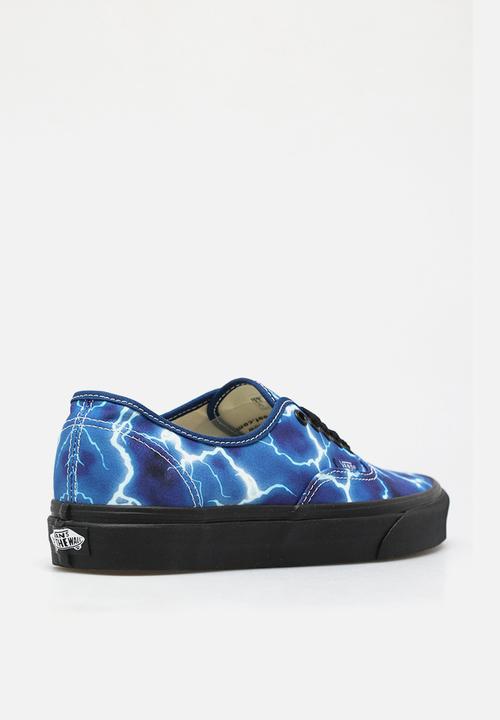 Vans - Authentic - (lightning) black/blue