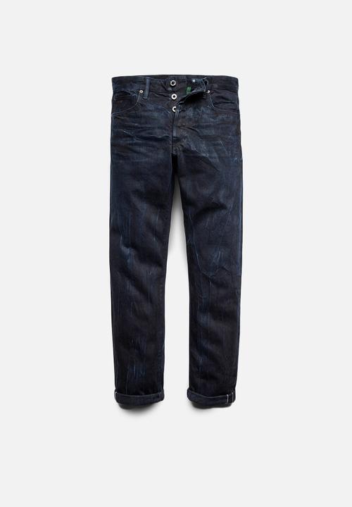 G-STAR - 3301 Slim selvedge - worn in bleak