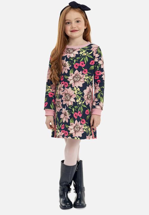 Quimby - Girls floral dress - multi