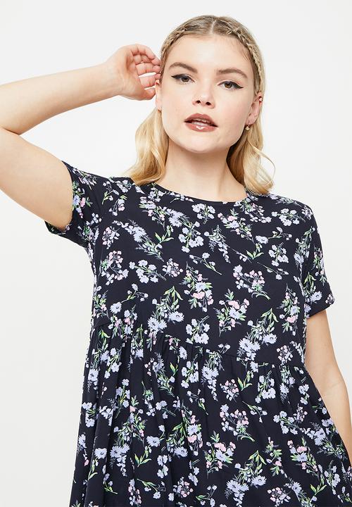 Blake - Babydoll mini dress - navy