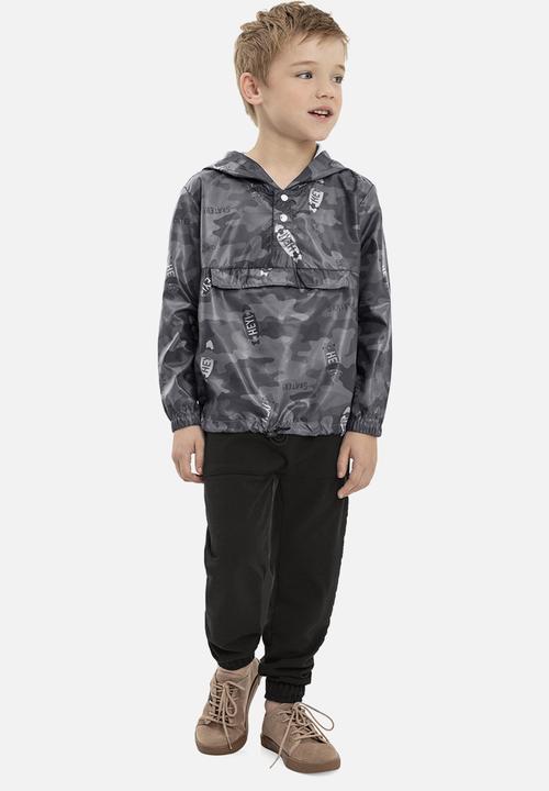 Quimby - Boys camo print jacket - grey