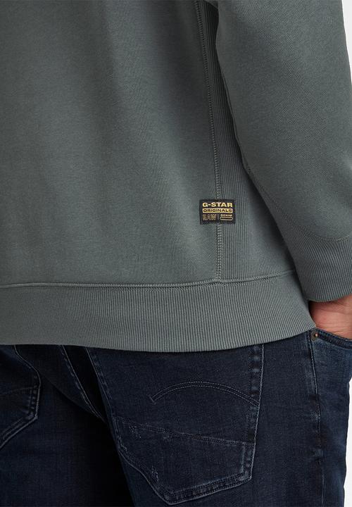 G-STAR - Premium core hooded sweater - graphite