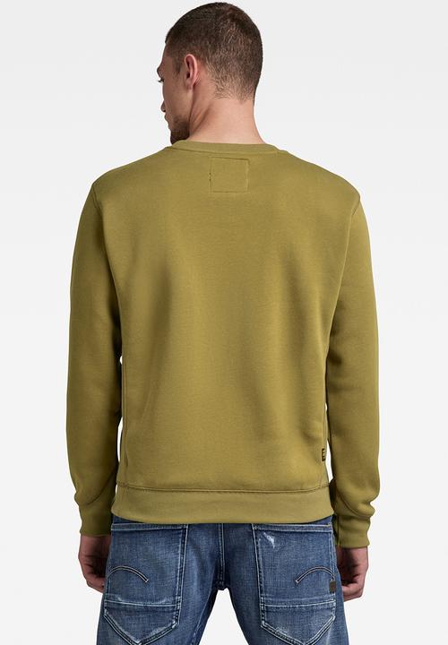 G-STAR - Premium core sweater - light antic green