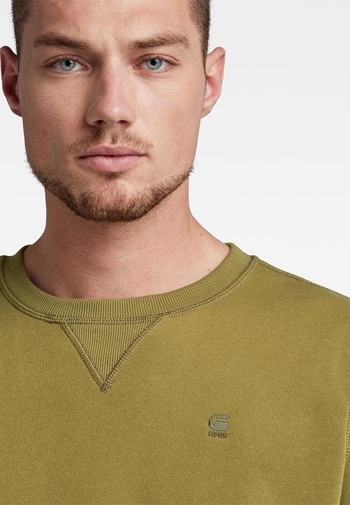 G-STAR - Premium core sweater - light antic green