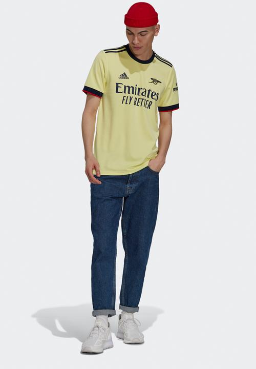 adidas Performance - ARSENAL 21/22 AWAY JERSEY - pearl citrine