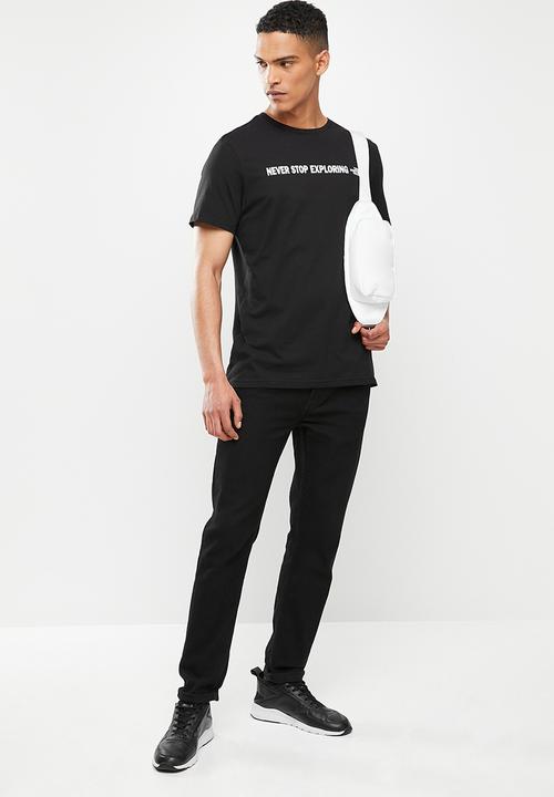 The North Face - Mens short sleeve open gate tee - black
