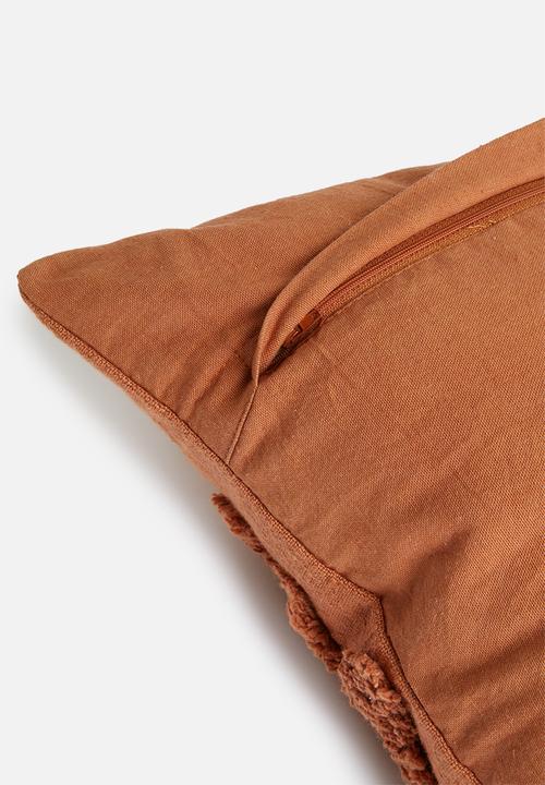 Sixth Floor - Maya tufted cushion cover - rust