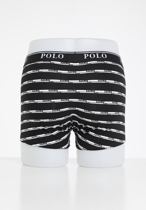 POLO - Ben polo print boxer - black