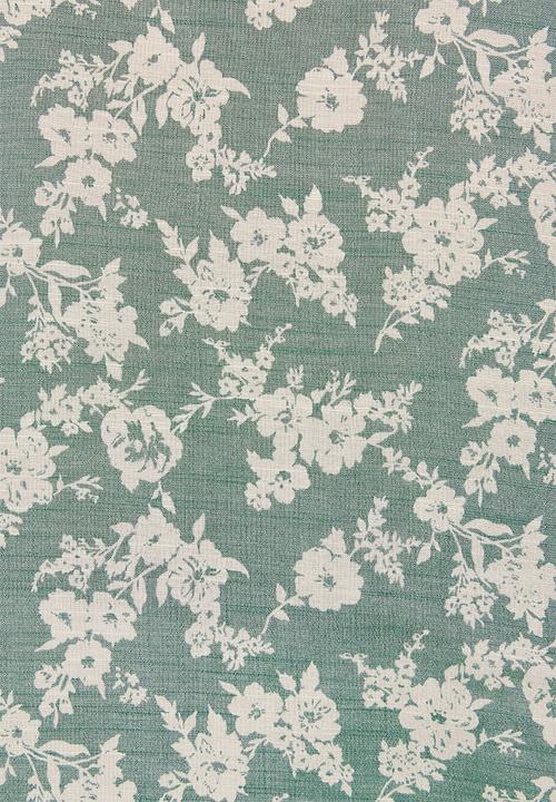 edit - Long sleeve vneck shell - sage floral