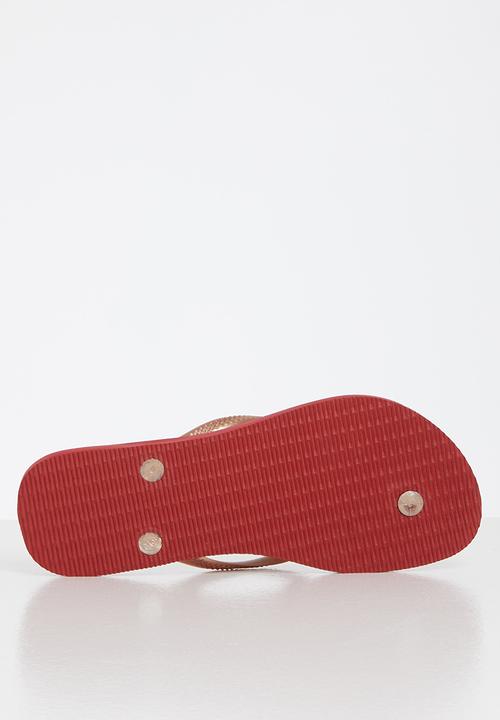 Havaianas - Slim organic - apache red & rose gold