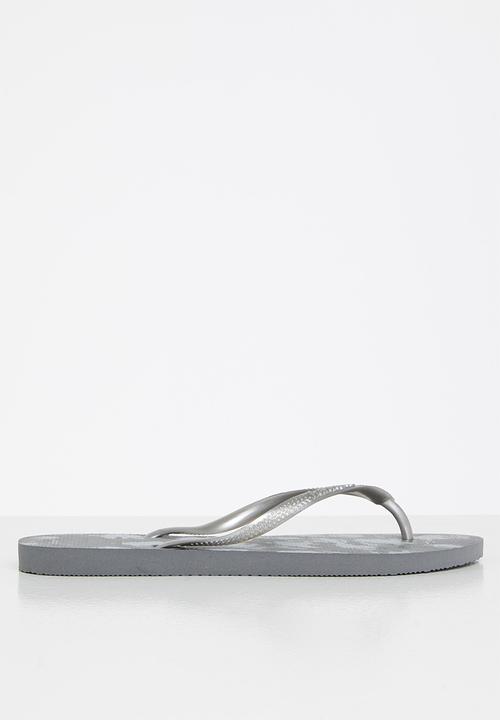 Havaianas - Slim animals - grey aco/silver bright