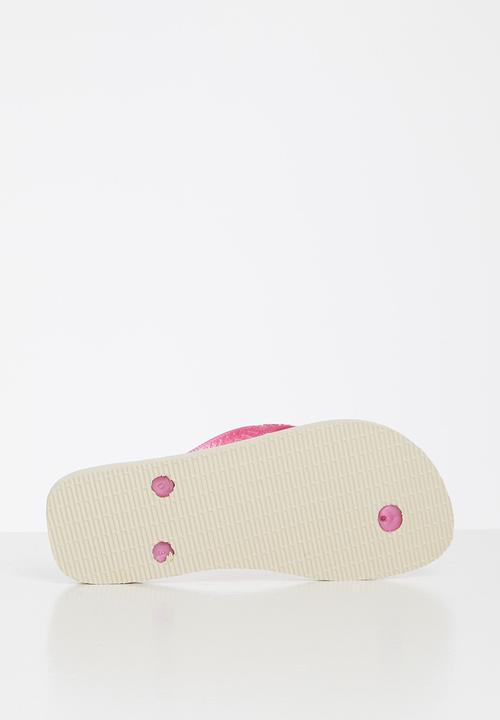 Havaianas - Kids flores - beige & pink