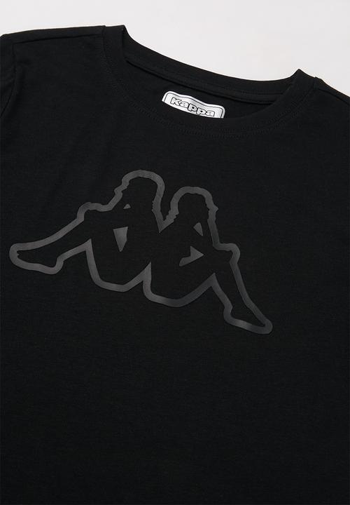 KAPPA - Logo cost slim fit tee - black